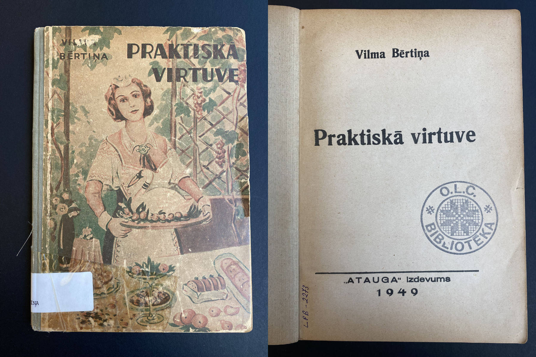 Prakstiskā virtuve. Vilma Bertiņa. Memmingenā. Atauga 1949