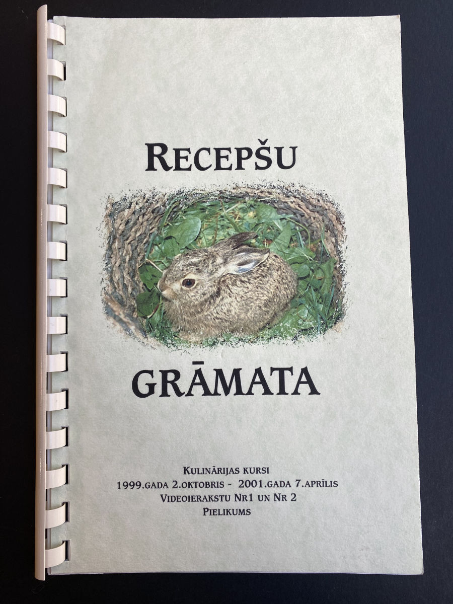 Recepšu grāmata. Kulinārijas kursi. Rita Sēja. Portlande 2001