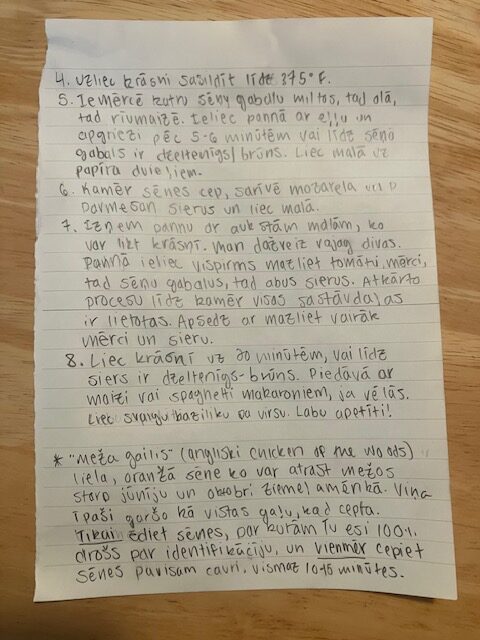 Chicken of the Woods Parmesan Recipe.  By Larisa Mednis