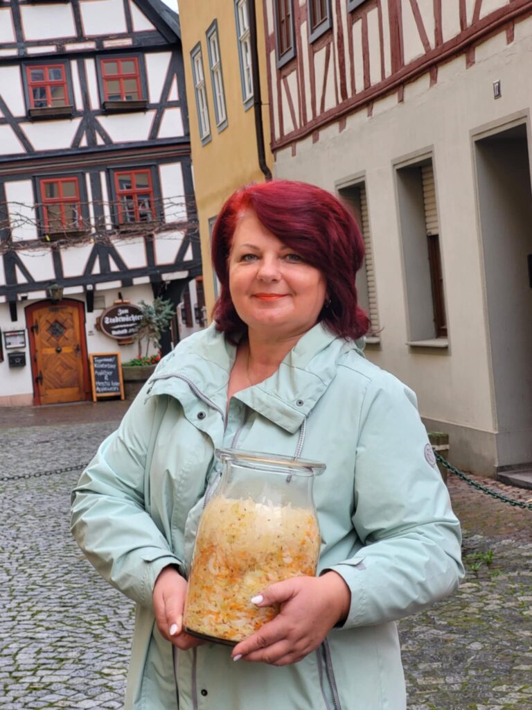 Laila Rudzone: "Germany, November 2025. Sauerkraut in the Latvian style with a happiness hormone."
