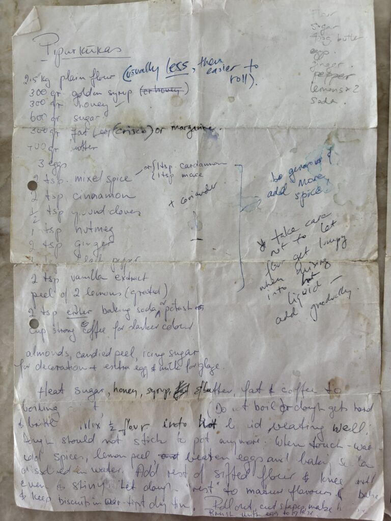 One recipe in three versions (Ilma Wilkinson)