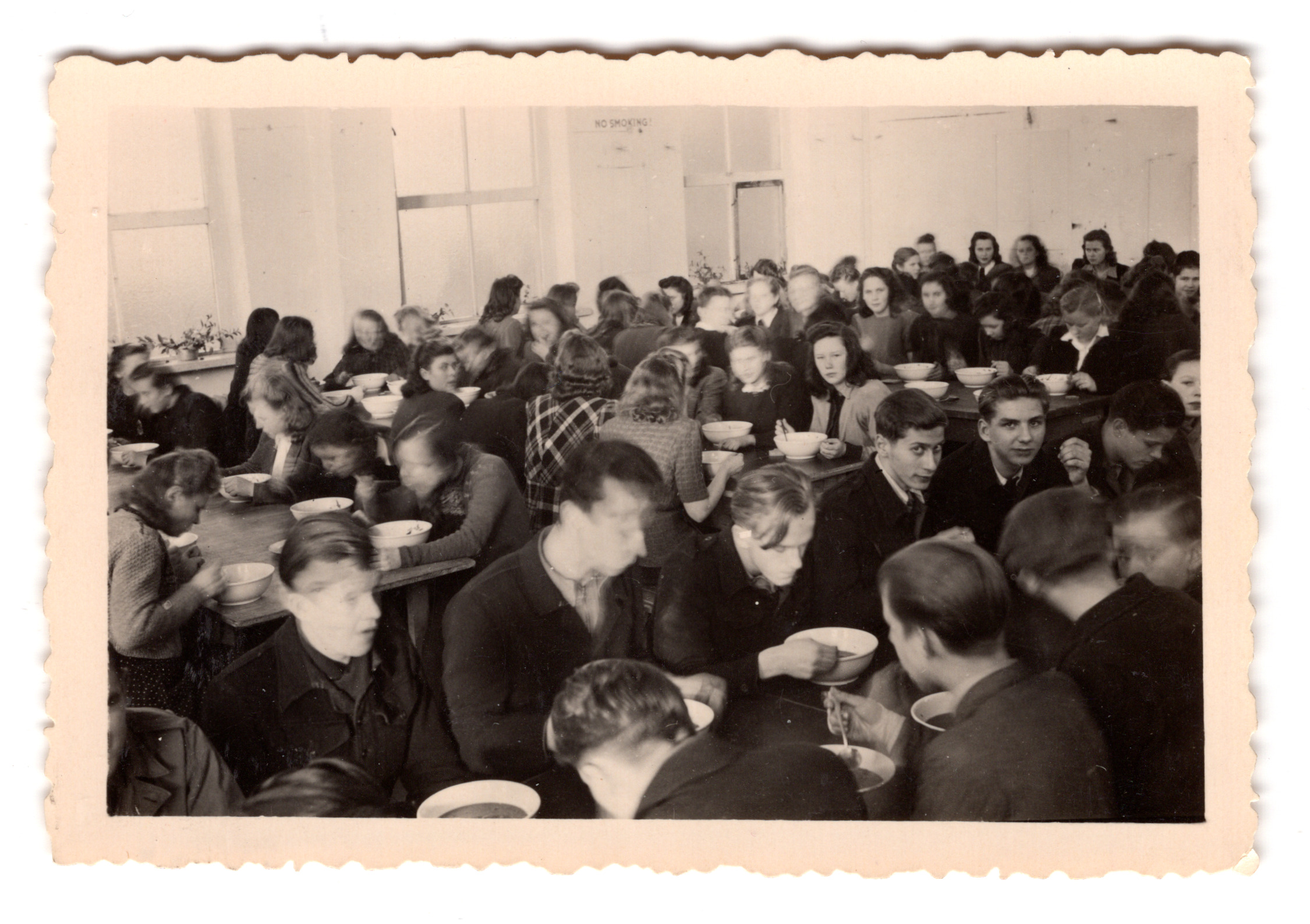 At the Mēzene camp in Lübeck, Germany, 1948.