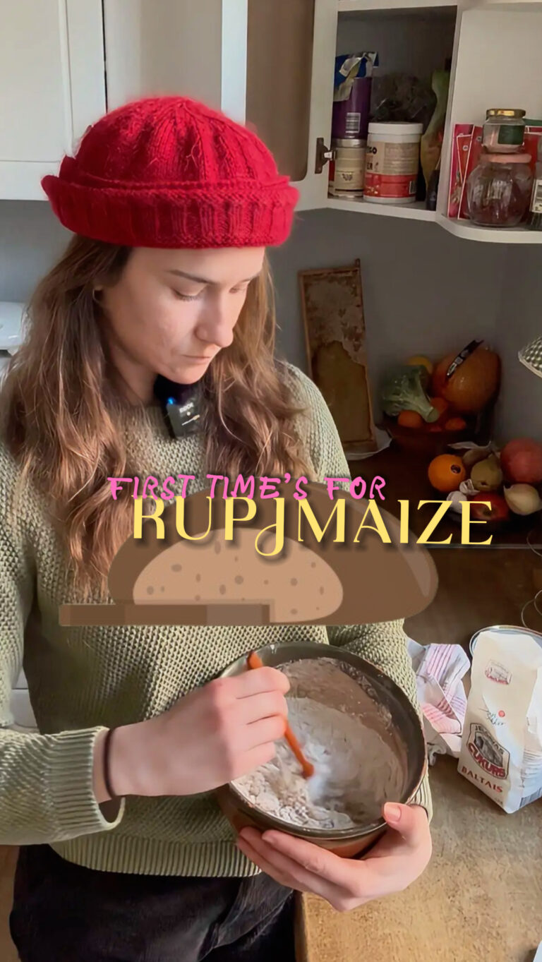 First Time’s for Rupjmaize