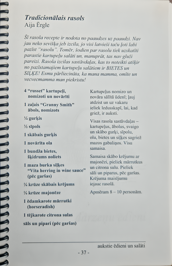 So What Is the Real Rasols? (Aija Ērgle)