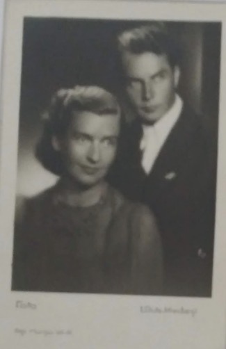 Inga's grandparents: Mirdza Vilks Bumanis and Oskars Bumanis.