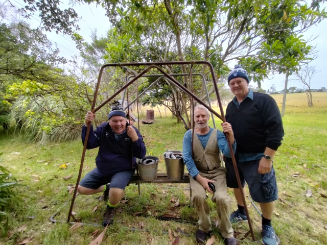 Happy fishermen.